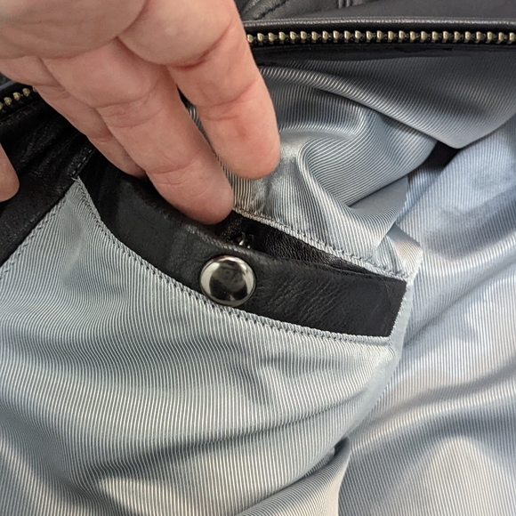 Harley Davidson Leather Jacket Studded Logo/Wings on Back & Sleeves NWOT - Picture 5 of 15